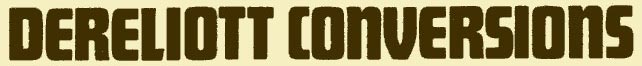 Dereliott Conversions Logo